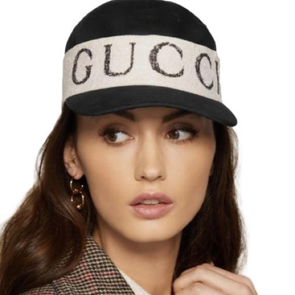 NWT Authentic Gucci Gabardine Rub Baseball Hat - Picture 2 of 13